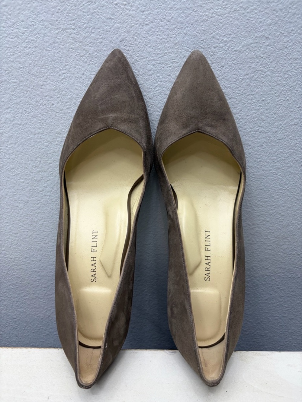 Sarah Flint Brown Suede Pumps Size 39 - Picture 6 of 8
